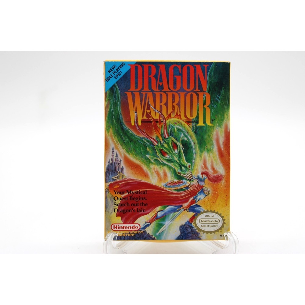 Nintendo NES Dragon Warrior 1989 BOX ONLY no game